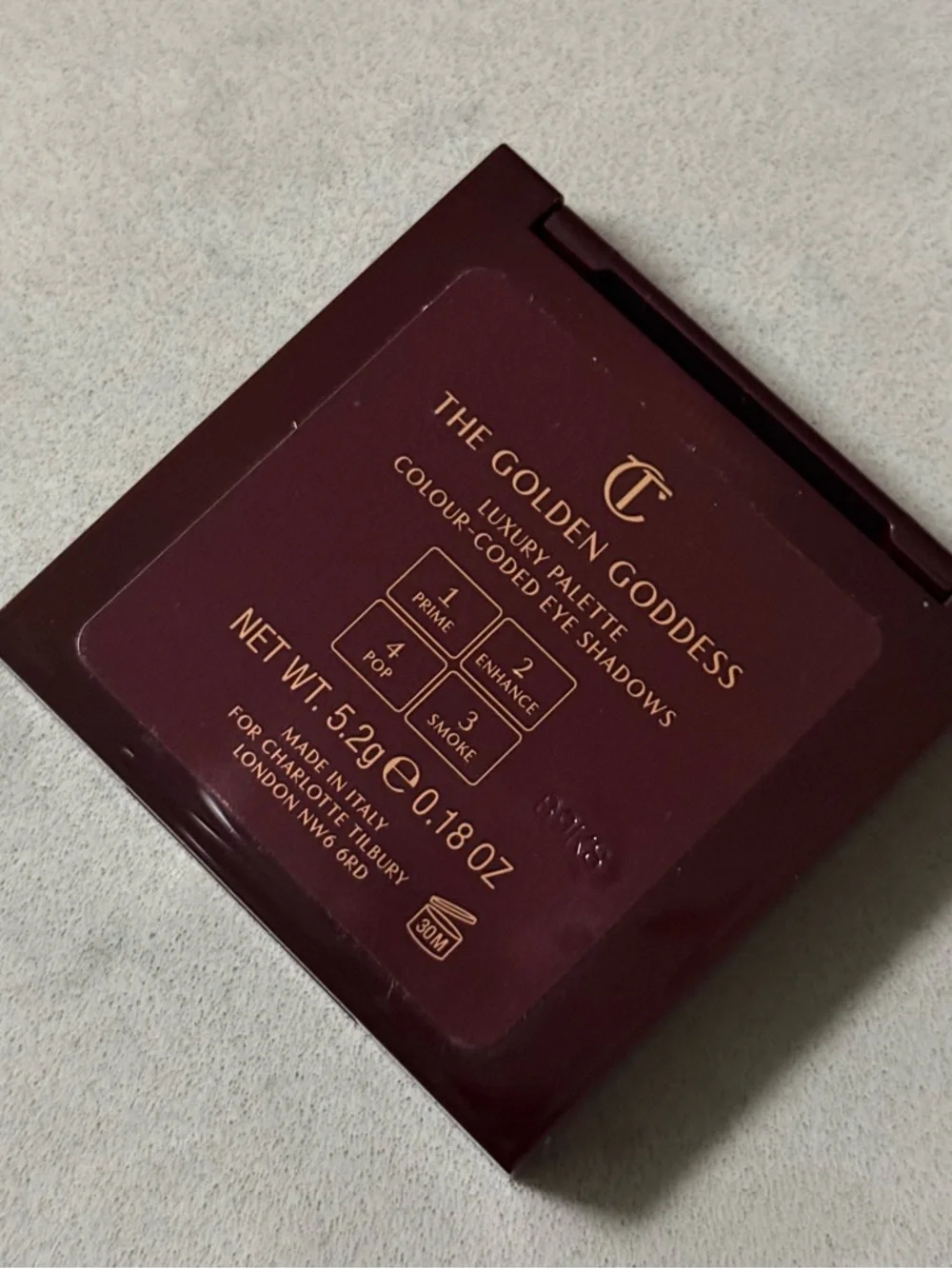 Golden Goddess Charlotte Tilbury Eyeshadow Quad